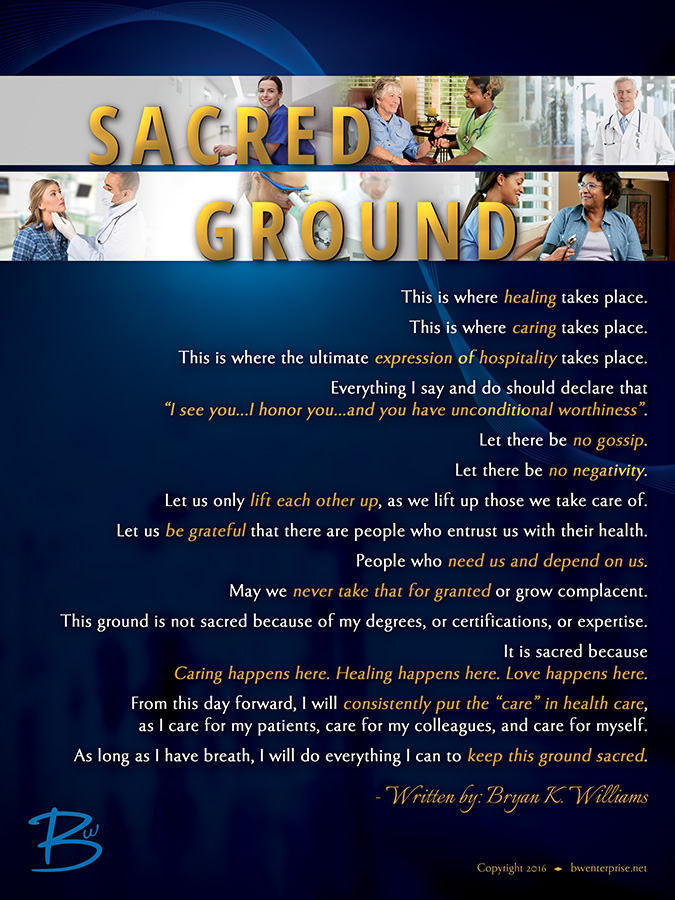 Sacred Ground Hospital Poster