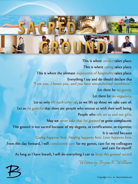 Sacred Ground Hotel Poster