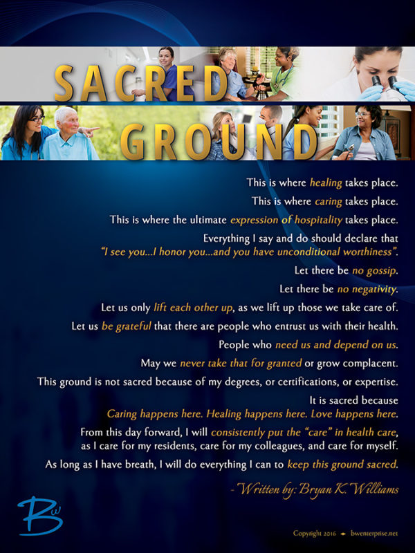 Sacred Ground Long Term Care Poster